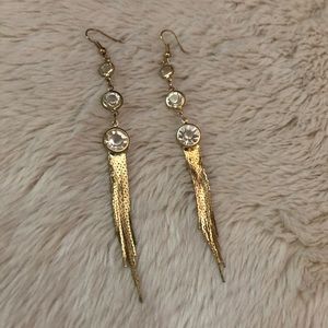 chain dangle earrings